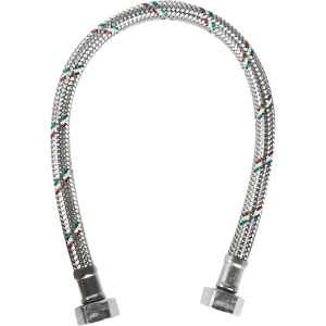 Гибкая подводка UNI-FITT для воды 1/2" 30 см с латунной арматурой 85060807