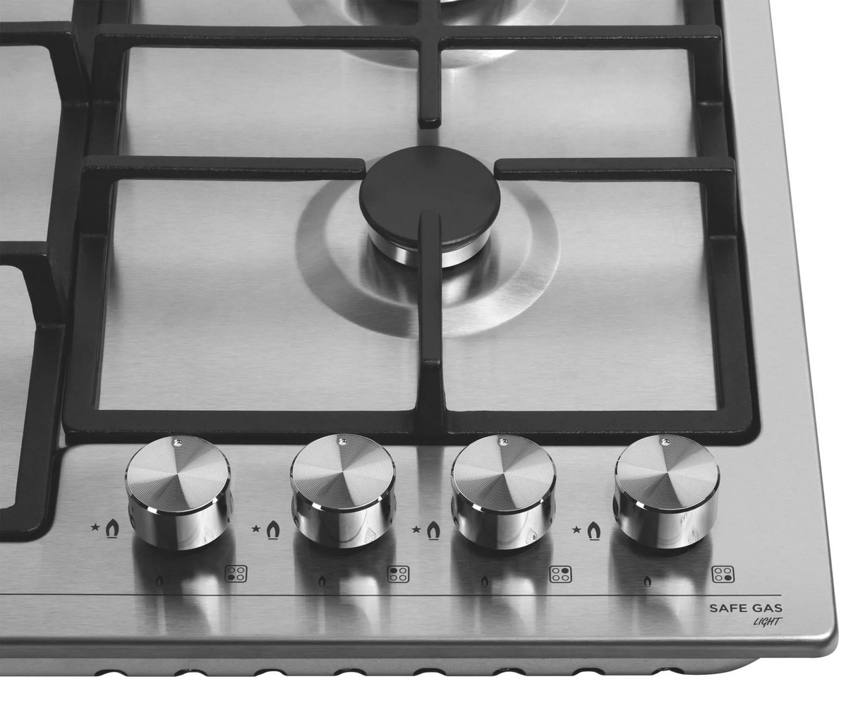 9168783 Газовая варочная поверхность Meferi MGH604IX LIGHT STDN-0139238 - Вид №4