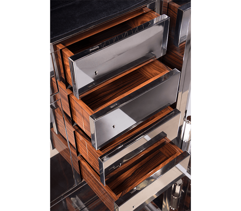 0-213 Роскошный серебряный сейф миллионера Boca Do Lobo  - Вид №16