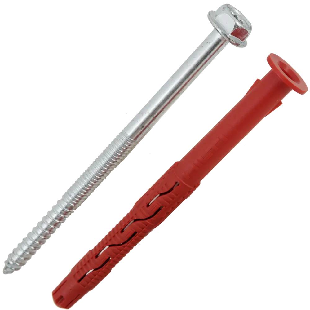 Дюбель фасадный Hilti HRD-H 10x120 мм нейлон/оцинкованная сталь цвет красный 20 шт. 82656585 STLM-2162006  - Вид №1