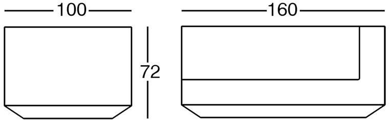 VONDOM Угловой садовый диван из полиэтилена Vela sun-id-1497896 - Вид №3