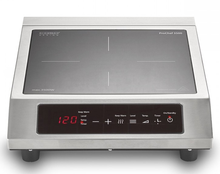 8195364 Плита компактная электрическая CASO Pro Chef 3500 серебристый STDN-0027265 - Вид №1