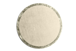 Круглый ковер ручной работы