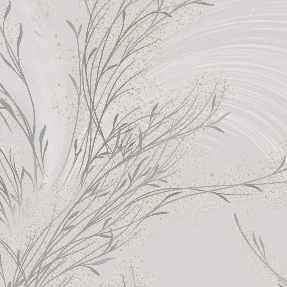 Обои флизелиновые Антураж Veresk бежевые с растительным рисунком 1.06 м 89425026 STLM-1563089 - Вид №1
