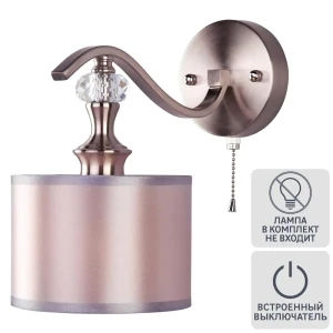 Бра Eurosvet Ofelia 60070/1, цвет никель сатинированный