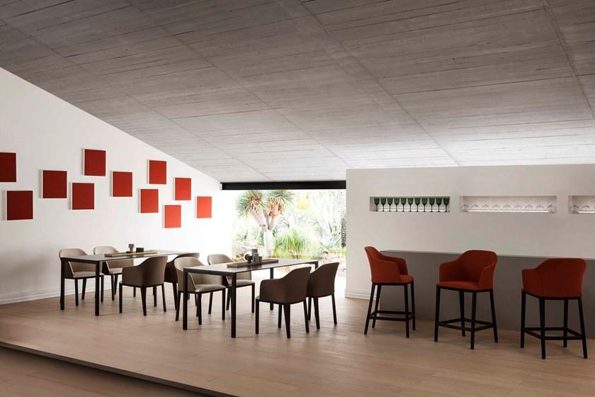 GABER Табурет высокий тканевый с подлокотниками Manaa sun-id-1452556 - Вид №2