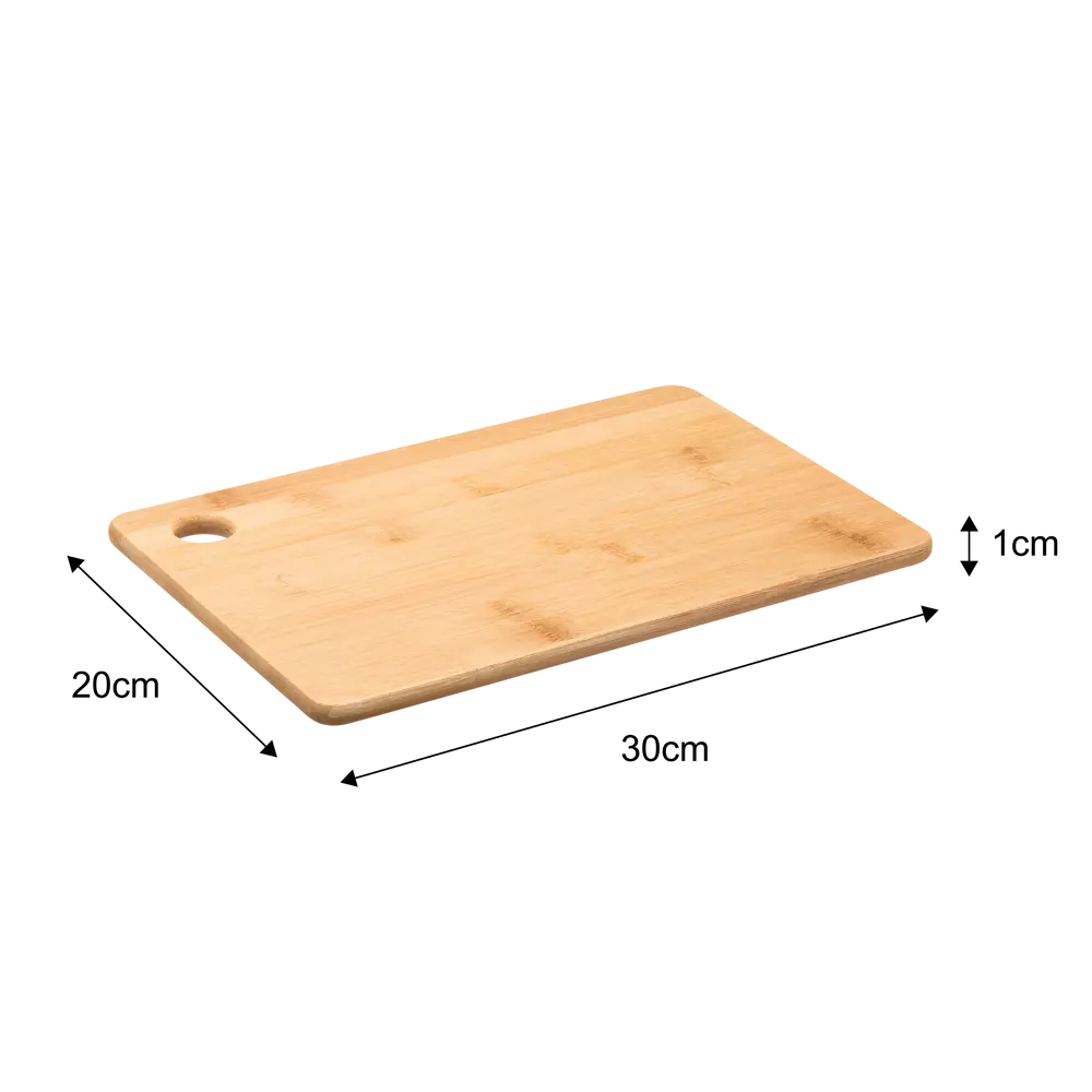 Доска разделочная 20x30x1 см бамбук бежевый 82010879 STLM-2071742 Santreyd 