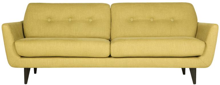 Sits Стеганый диван, обитый 3-х местной тканью Rucola sun-id-1370801 - Вид №1