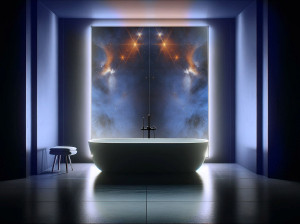 Декоративная панель из алюминия, стекла или ПММА