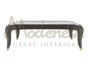 Прямоугольный журнальный столик из мрамора Calacatta