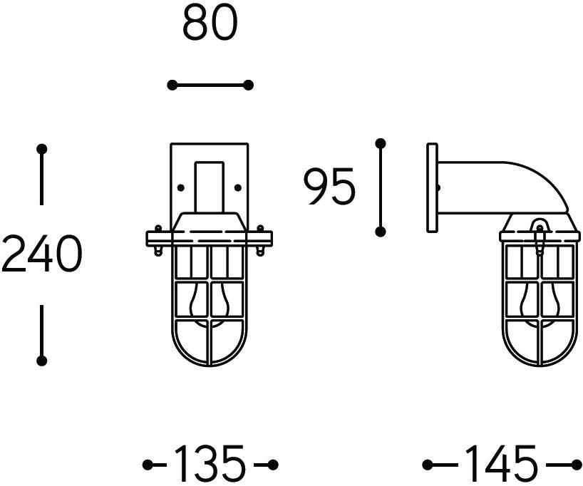 Aldo Bernardi Настенный светильник прямого и отраженного света с фиксированным кронштейном sun-id-1453424 - Вид №2
