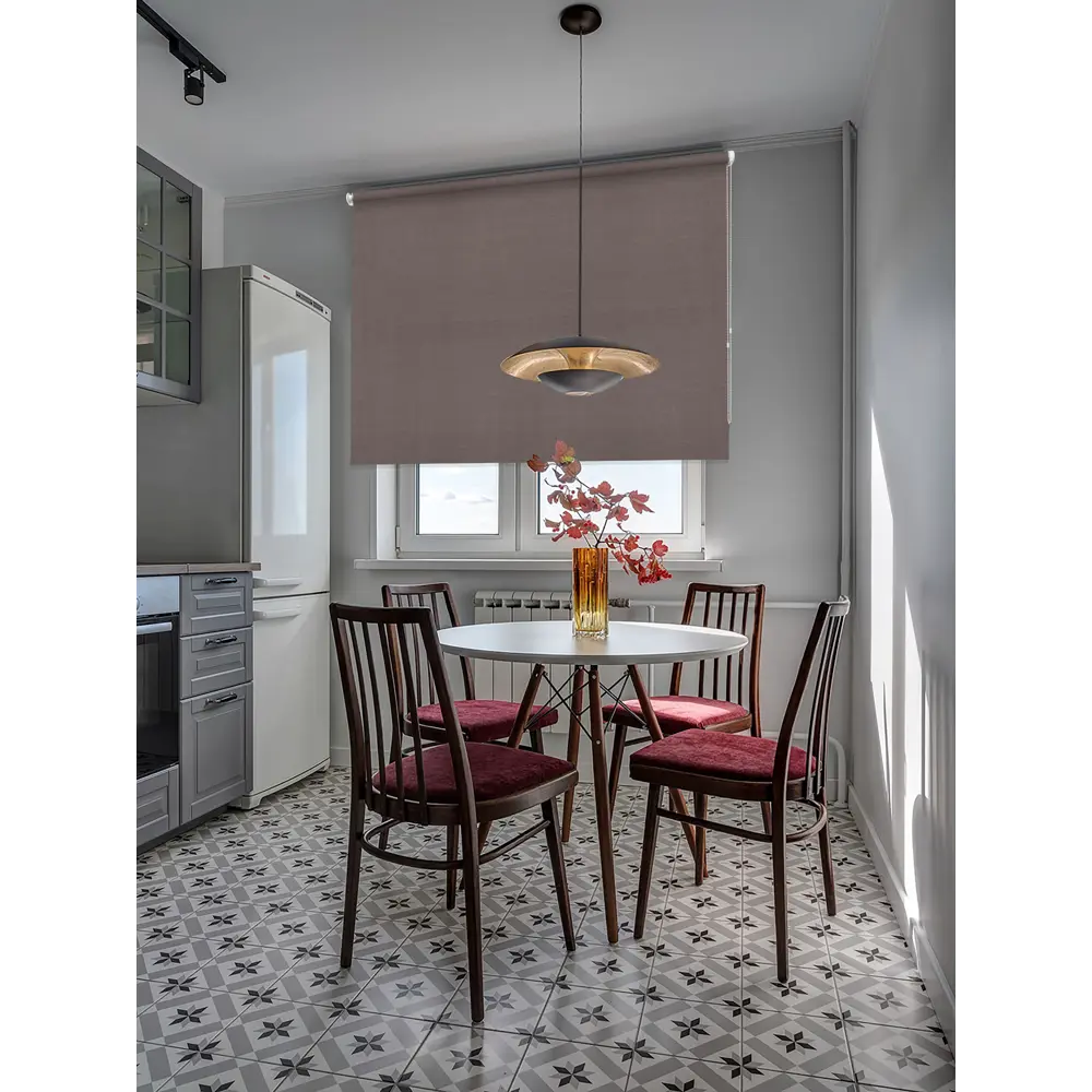 Штора рулонная Inspire Шантунг 140х175 см цвет коричневый 82038554 STLM-2145916  - Вид №5