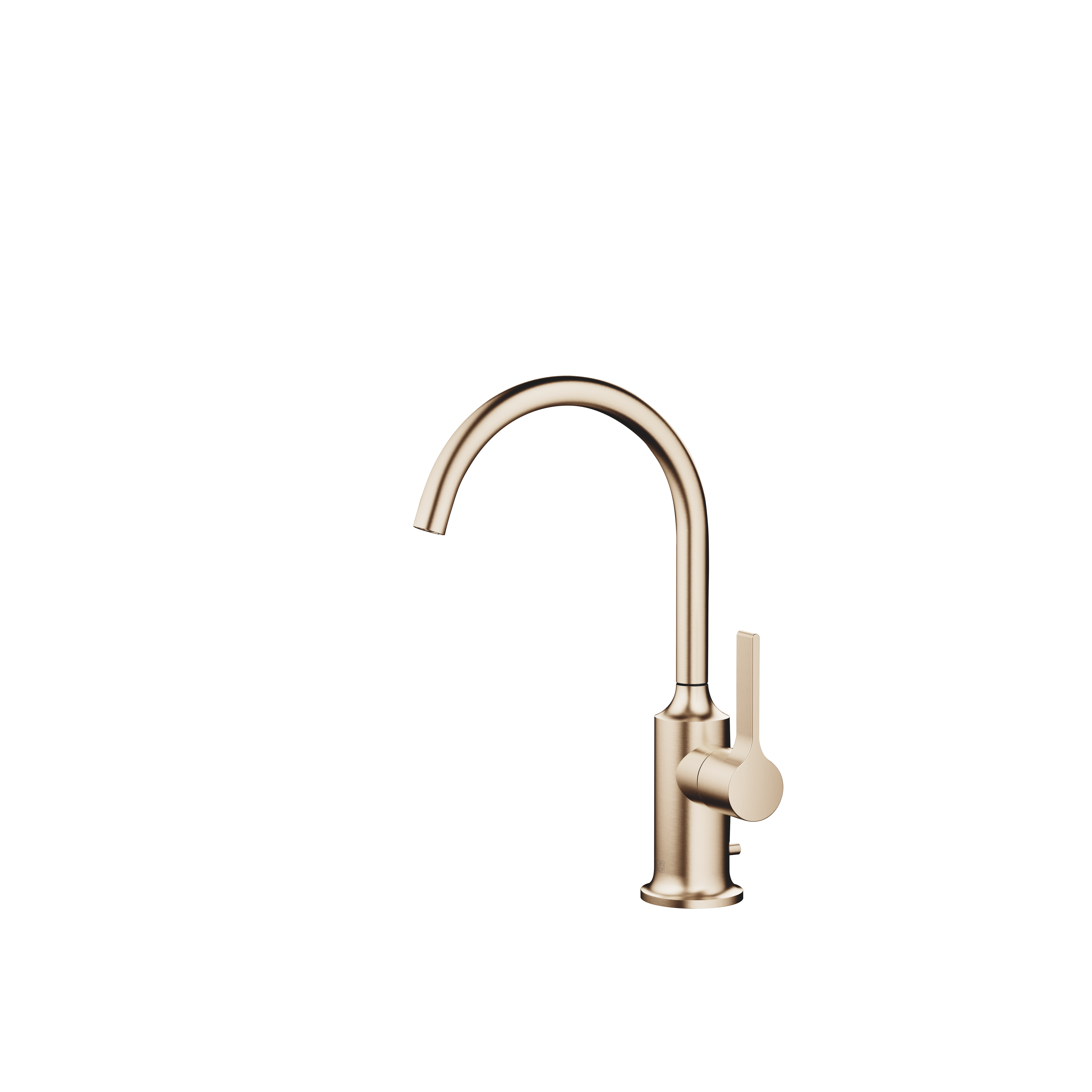 VAIA Смеситель для раковины, однорычажный, со сливом - Brushed Champagne (22-каратное золото) 33500809-46 DornBracht