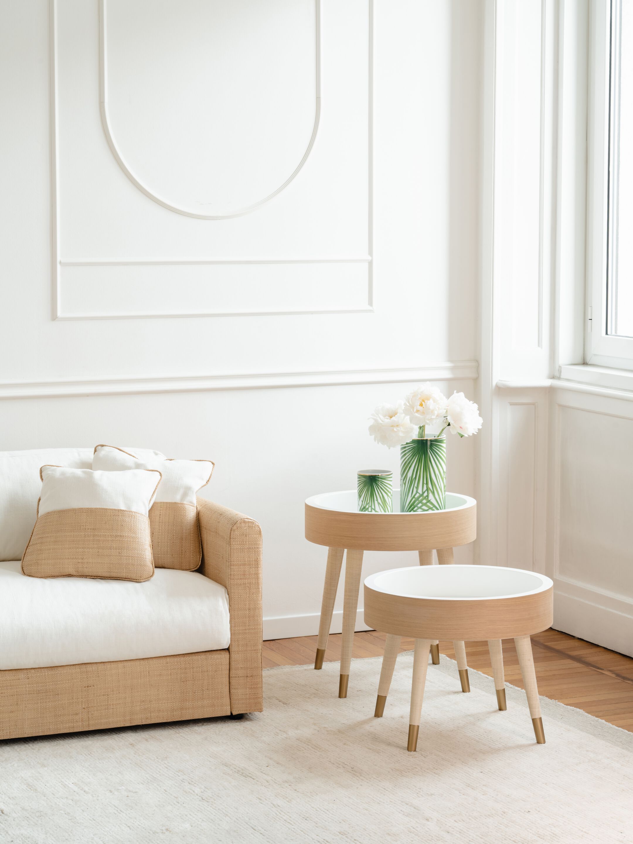 Пуф / круглый журнальный столик DOM EDIZIONI коллекция Ривьера ARCH-00104915