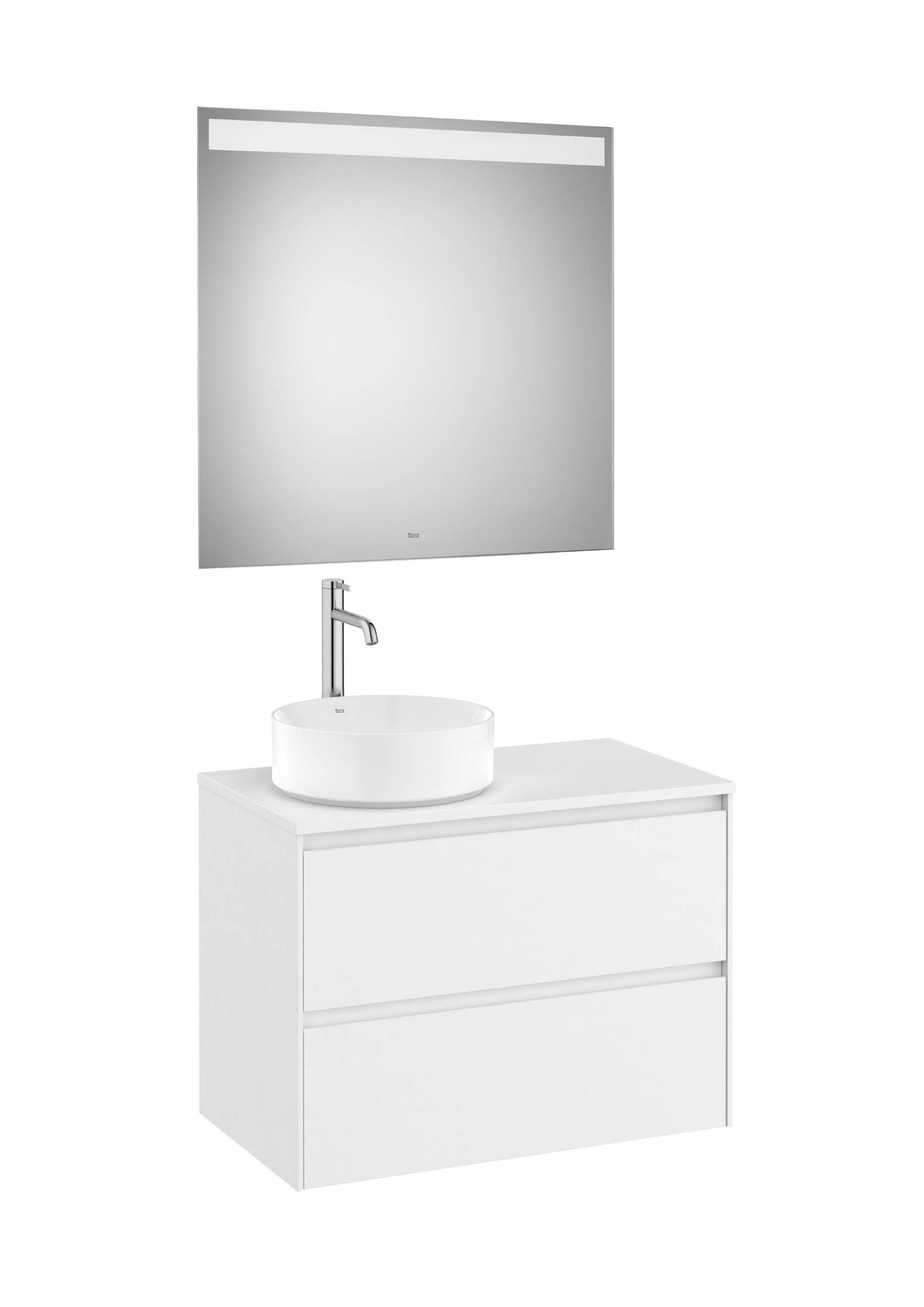 Деревянный одиночный умывальник с зеркалом Roca Ona ARCH-00036665 - Вид №16