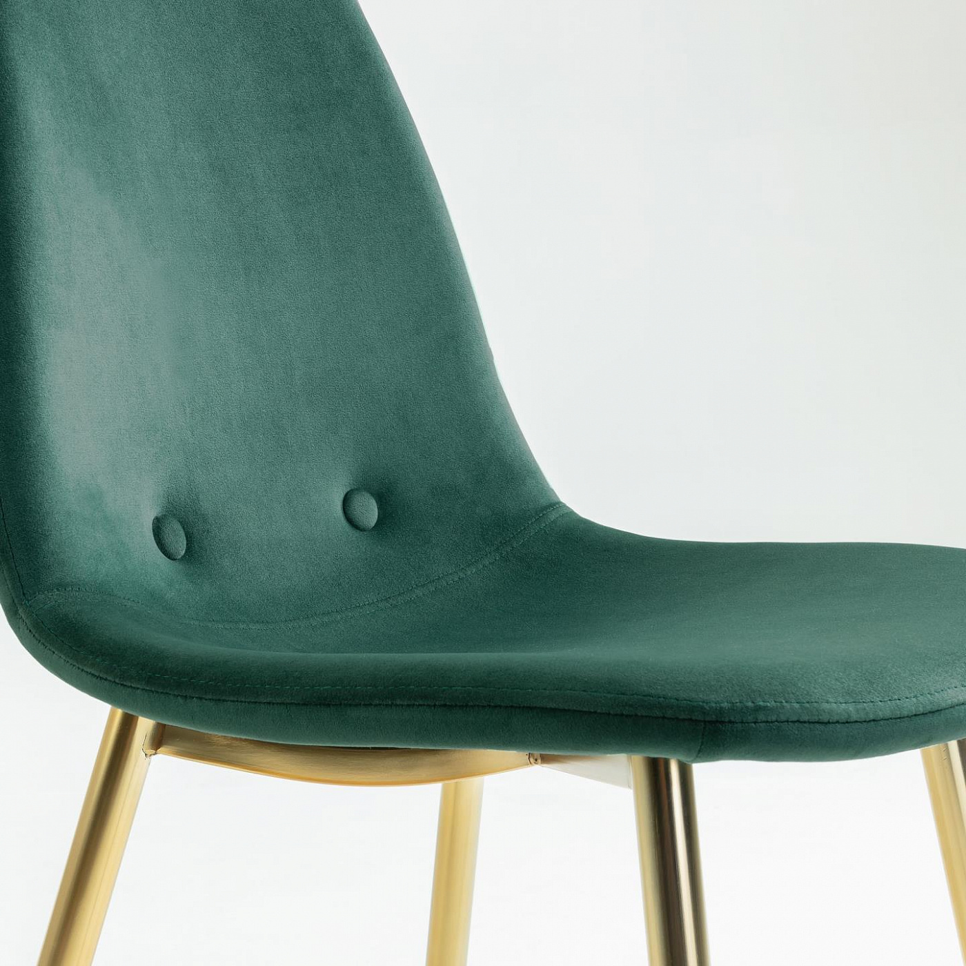067119 Стул зеленый бархат La Forma Lissy  - Вид №2