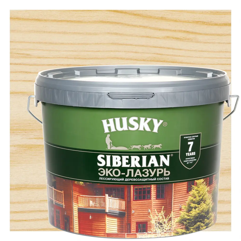 Эко-лазурь Husky Siberian для дерева - защита и декор 9 л 84392169 STLM-0049151