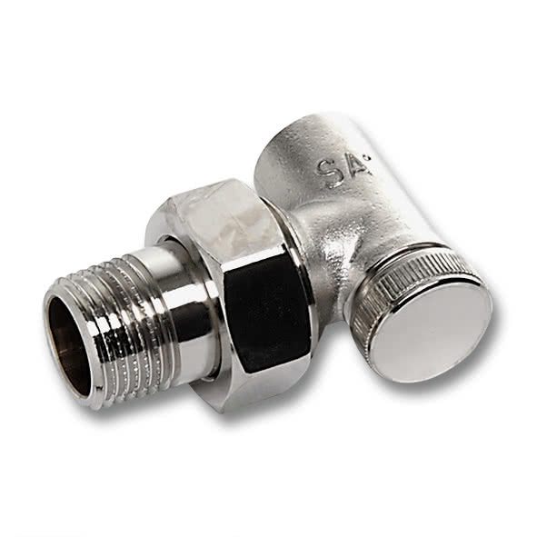 315ALV1512 SANHA 15ALV соед.для радиаторов полн.проход, лат.никелир. 15x1/2 мм  - Вид №1