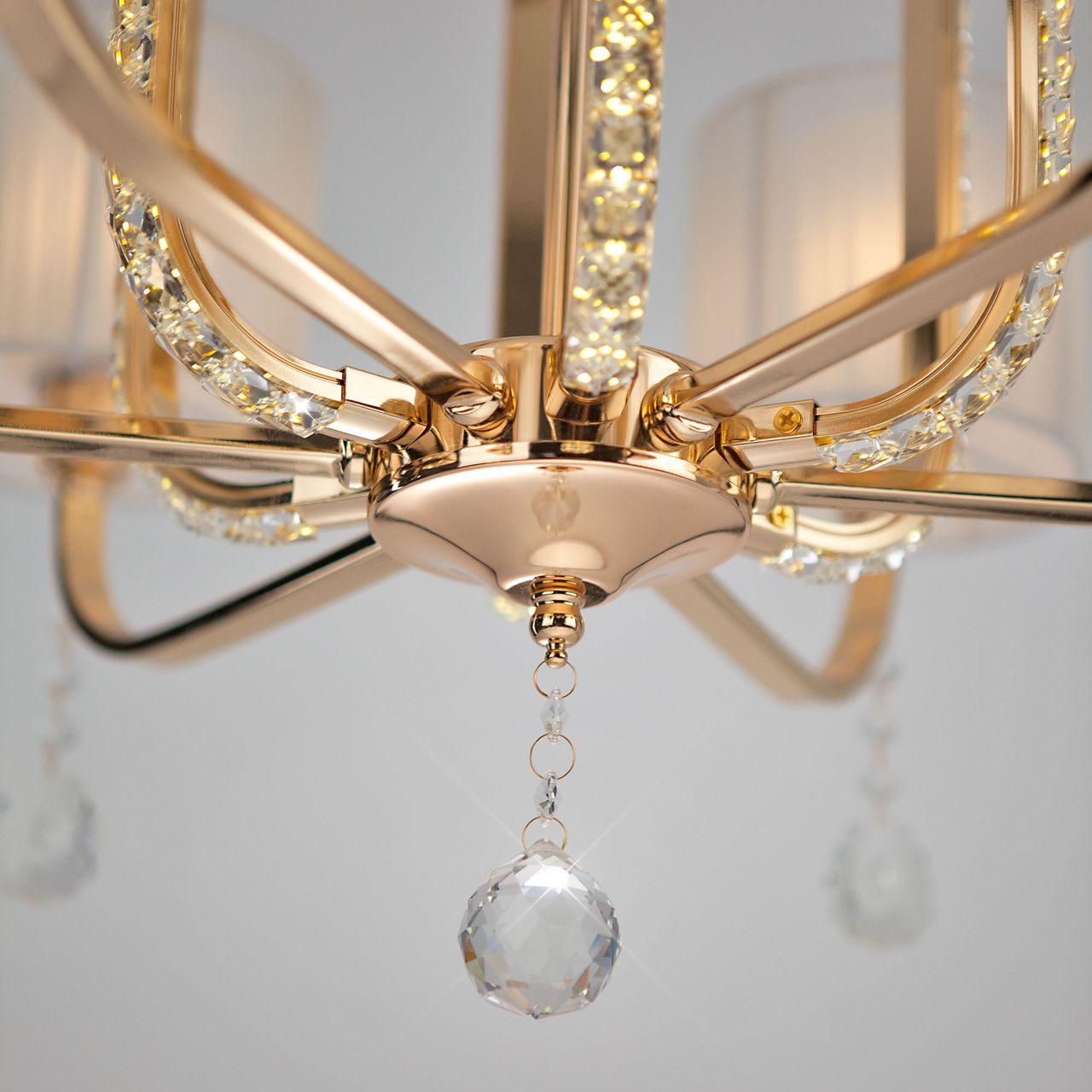 Подвесная светодиодная люстра Bogates Adriana 428/6 Strotskis BOGATES ДИЗАЙНЕРСКИЕ, ADRIANA 187484 Белый  - Вид №2