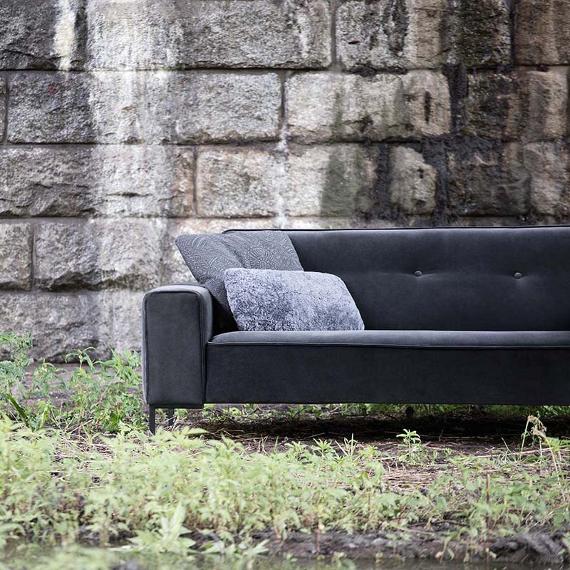 Диван Ville трехместный прямой темно-серый SITS VILLE 192416 Серый  - Вид №2