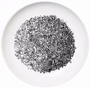 Kiasmo Керамическая тарелка Overlook 2014kddovew