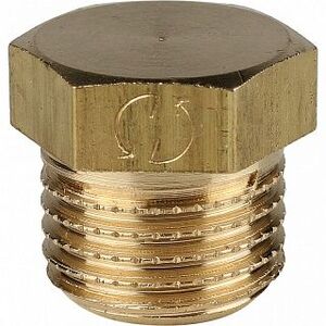Заглушка НР 1/4" латунь STOUT