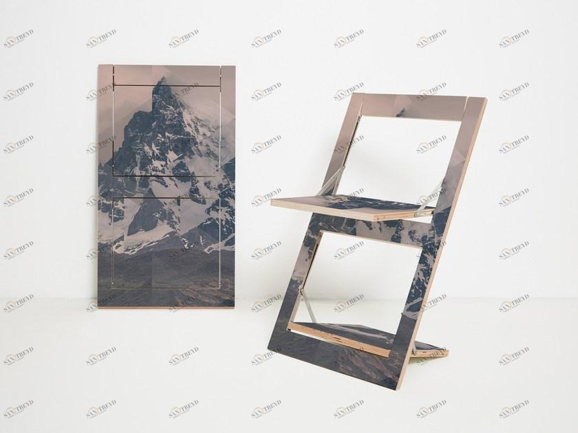 AMBIVALENZ Складной стул из фанеры Fläpps folding chair sun-id-1373944