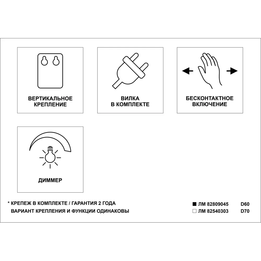 Зеркало Omega Glass SD64 с LED-подсветкой и сенсорным диммером 82809045 Круглое STLM-0036412 - Вид №3