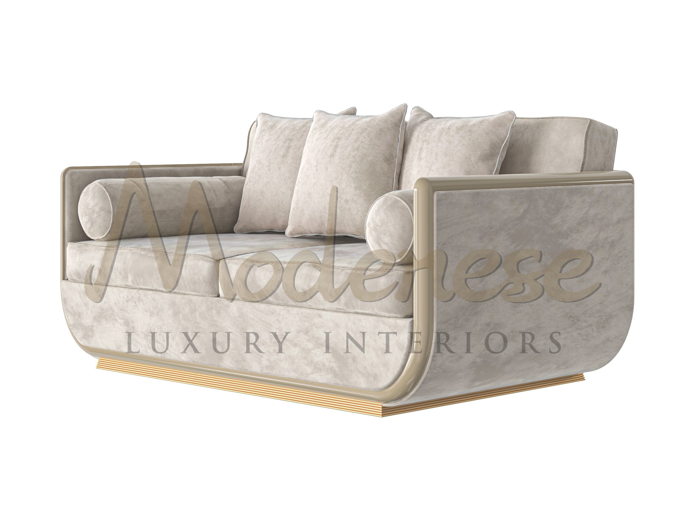 2-местный кожаный диван Modenese Luxury Interiors NOVA LUXE ARCH-00077059 - Вид №1