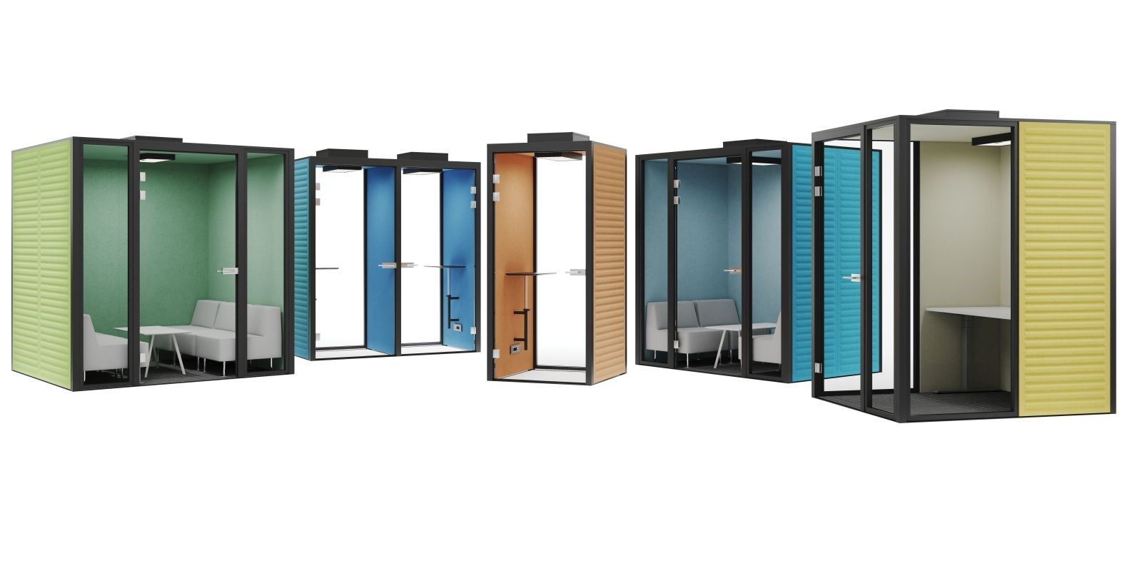 Акустическая офисная кабина со встроенным освещением FURNIKO MEETING POD ARCH-00139635 - Вид №3