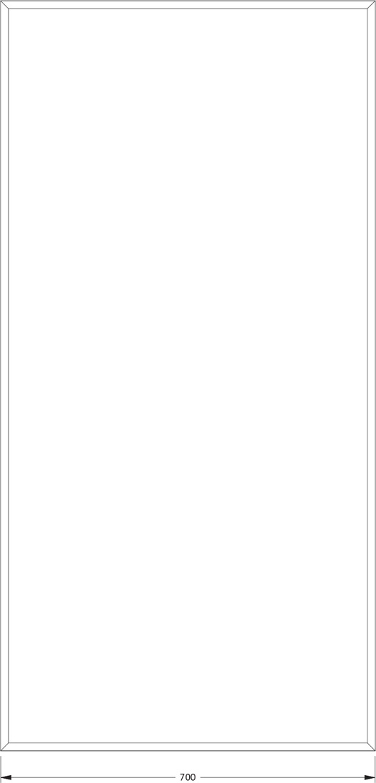 BY 0949 Зеркало с фацетом 15 mm EVOFORM Comfort - Вид №1