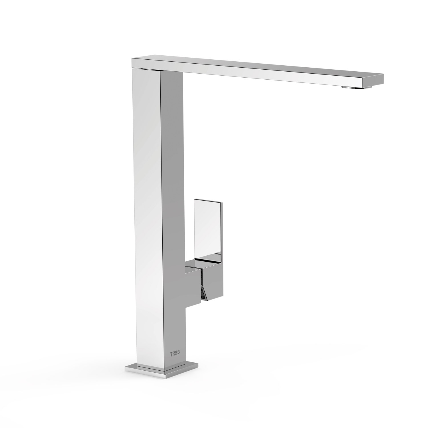 Смеситель для раковины CUADRO High с одной ручкой и боковым рычагом-00648501 TRES 