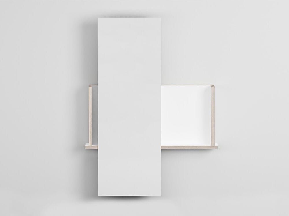 Прямоугольное зеркало Fenix-NTM® для ванной комнаты с полкой Ceramica Cielo Тео ARCH-00119950 - Вид №2