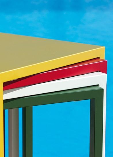 Vermobil Квадратный садовый высокий стол из металла Quatris sun-id-1386852 - Вид №2