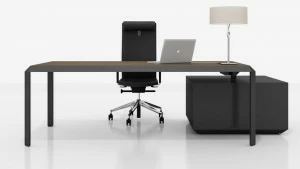 Tuna Ofis Рабочий стол со встроенной полкой Metis