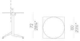 Lapalma Круглый стол со складной столешницей Seltz sun-id-1413580 - Вид №7