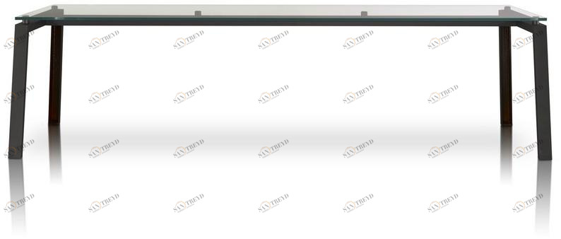 Porro Прямоугольный стол из железа и стекла sun-id-1363828