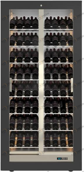 EXPO Встраиваемый винный холодильник из алюминия с подсветкой Teca b Te-bm12