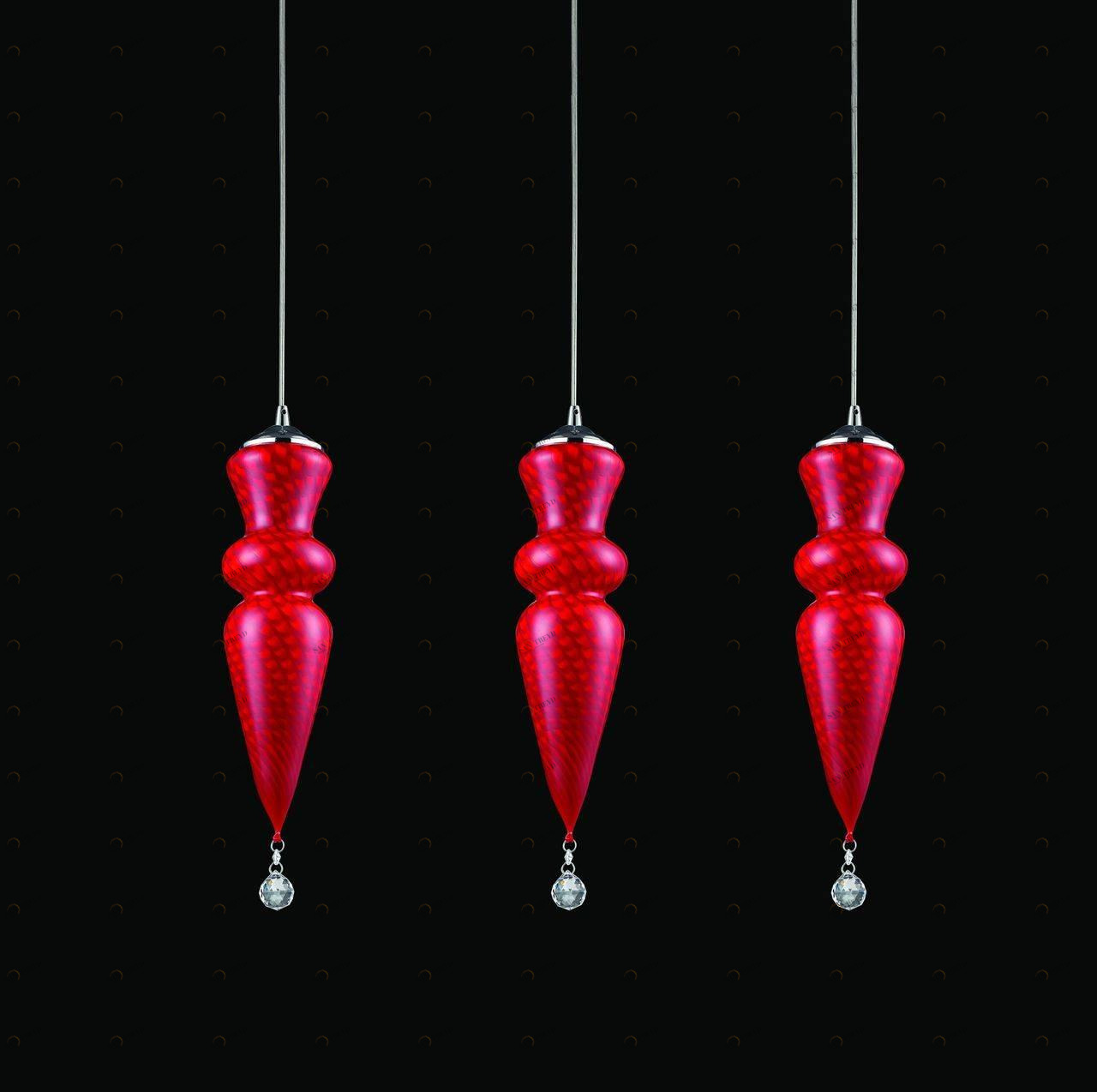 Подвесной светильник ST Luce SL703.603.03 ST LUCE SL703 RED 070314 Красный 