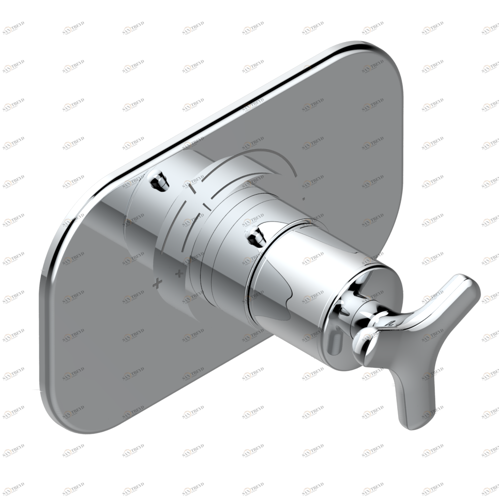 G7F-5100B Ручка регулировки для термостата THG, арт.5100A 1/2" и 5200A 3/4" Thg-paris Bondi Хром G7F 5100B  A02 CAT.A
