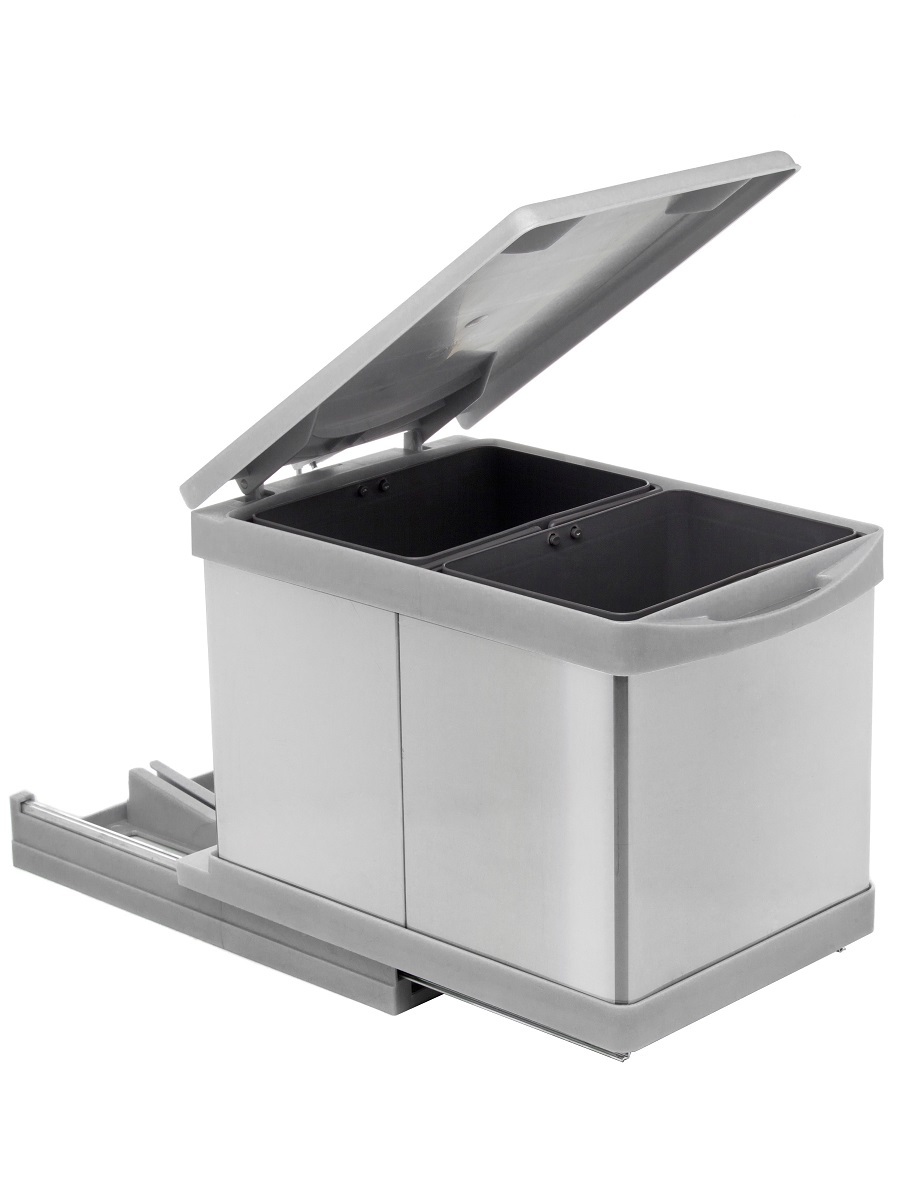 Контейнер для мусора на дверцу Beta 350/12-2 Metallic Grey NAVAKO 10019