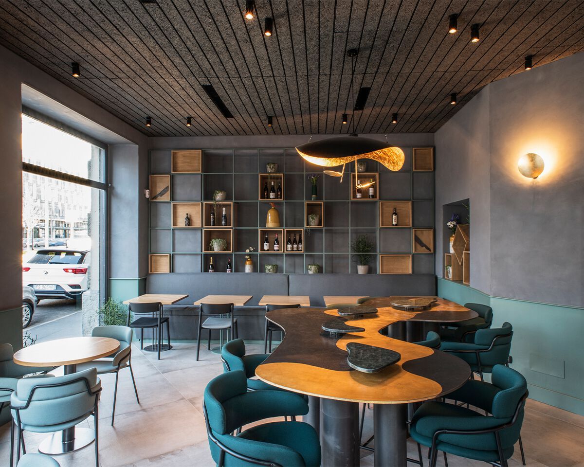 Звукопоглощающие панели из минеральной древесной шерсти CELENIT CELENIT DESIGN SOLUTIONS ARCH-00045046 - Вид №1