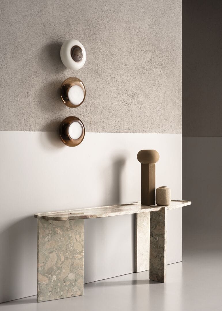 Светодиодный настенный светильник из дутого стекла Baxter Хайку ARCH-00087693 - Вид №1