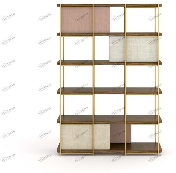 Momocca Модульный двухсторонний книжный шкаф Julia Je01