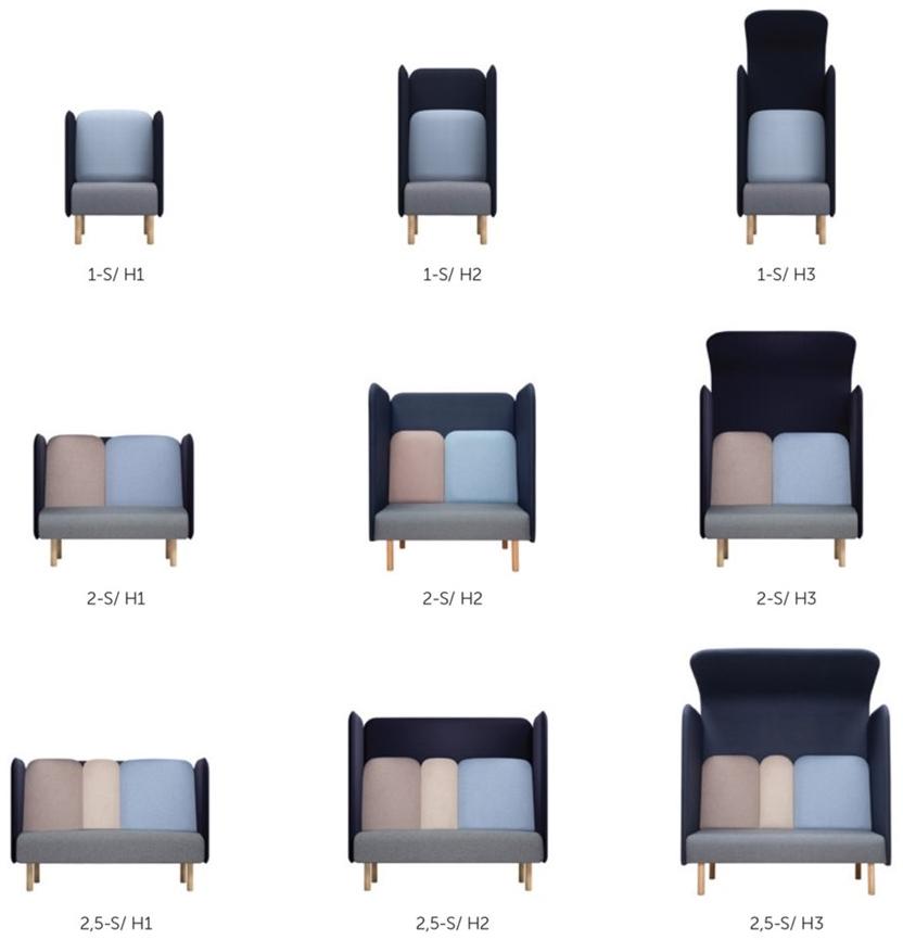 SOFTREND 3-х местный тканевый диван с огнестойкой обивкой August sun-id-1370757 - Вид №2