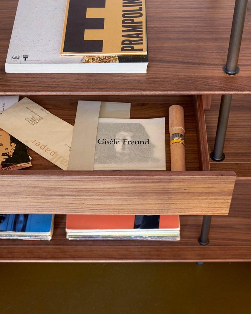 Potocco Открытая отдельностоящая деревянная полка Arial 870\ml - Вид №2