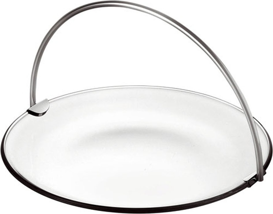 10536184 Vidivi Блюдо круглое Vidivi "Банкет" 21см, с металлической ручкой Стекло 