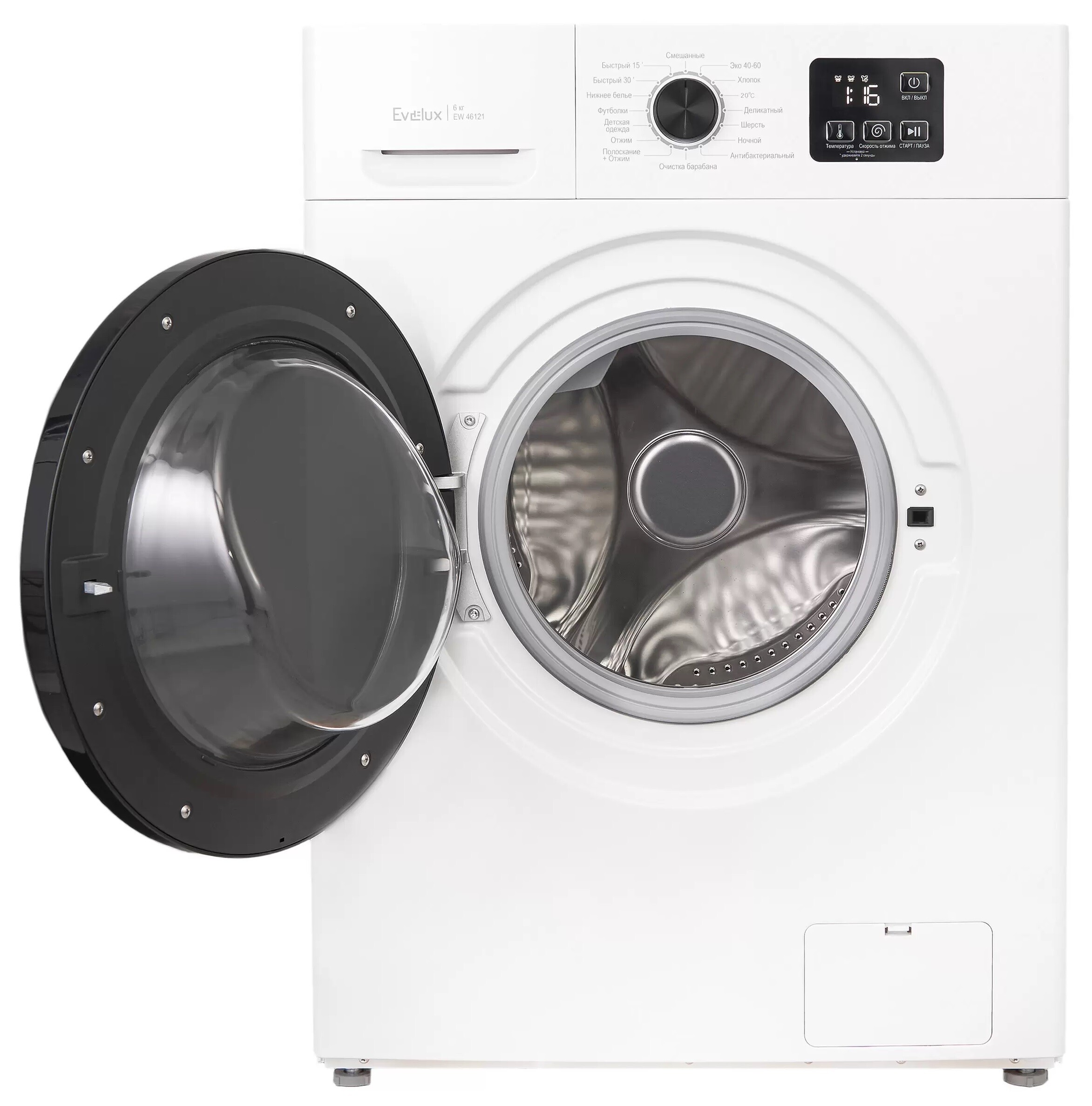 9074867 Стиральная машина Evelux EW 46121 белый STDN-0122187 - Вид №5