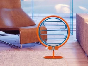 SCIROCCO H Мобильный стальной радиатор Design