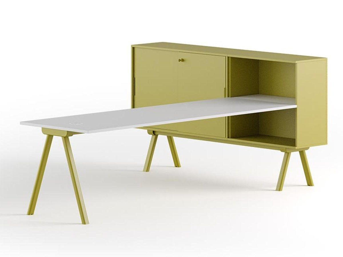 Рабочий стол со встроенной полкой GABER WORKSTATION 2027 SX ARCH-00031485